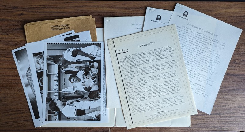 The Slugger's Wife 1985 Press Kit O'Keefe DeMornay 3 Photos and Promo Materials