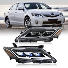 Full Led Headlights For Toyota Camry 2010-2011 Front Lamps Drl Sequential Signal