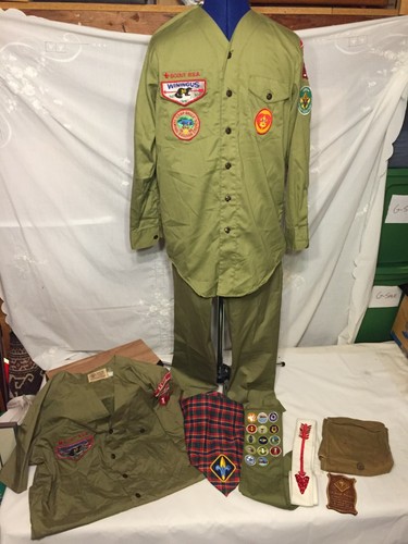 Vtg BSA Boy Scout OFFICIAL Uniform (2 