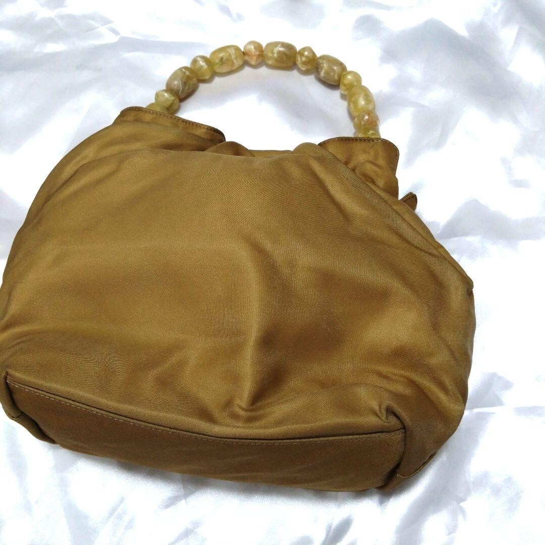 CHRISTIAN DIOR Maris Pearl Stone Nylon Handbag for Womens Bag 