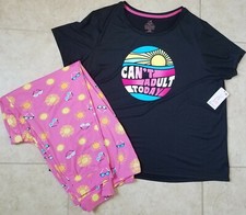 Secret Treasures Women Sleepwear Pajama Set "Can't Adult Today" 2X 18W-20W NEW