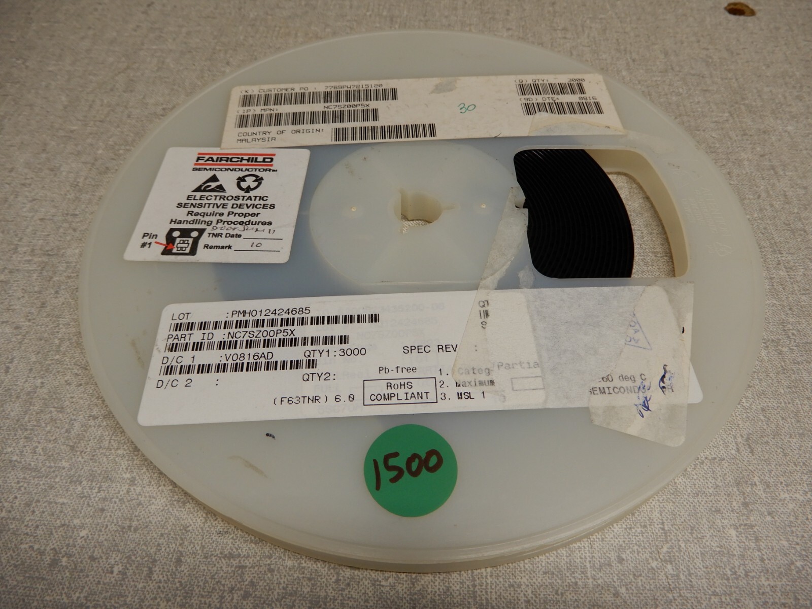 Fairchild NC7SZ00P5X 2 Input Nand Gates Reel With 1000? Pieces eBay