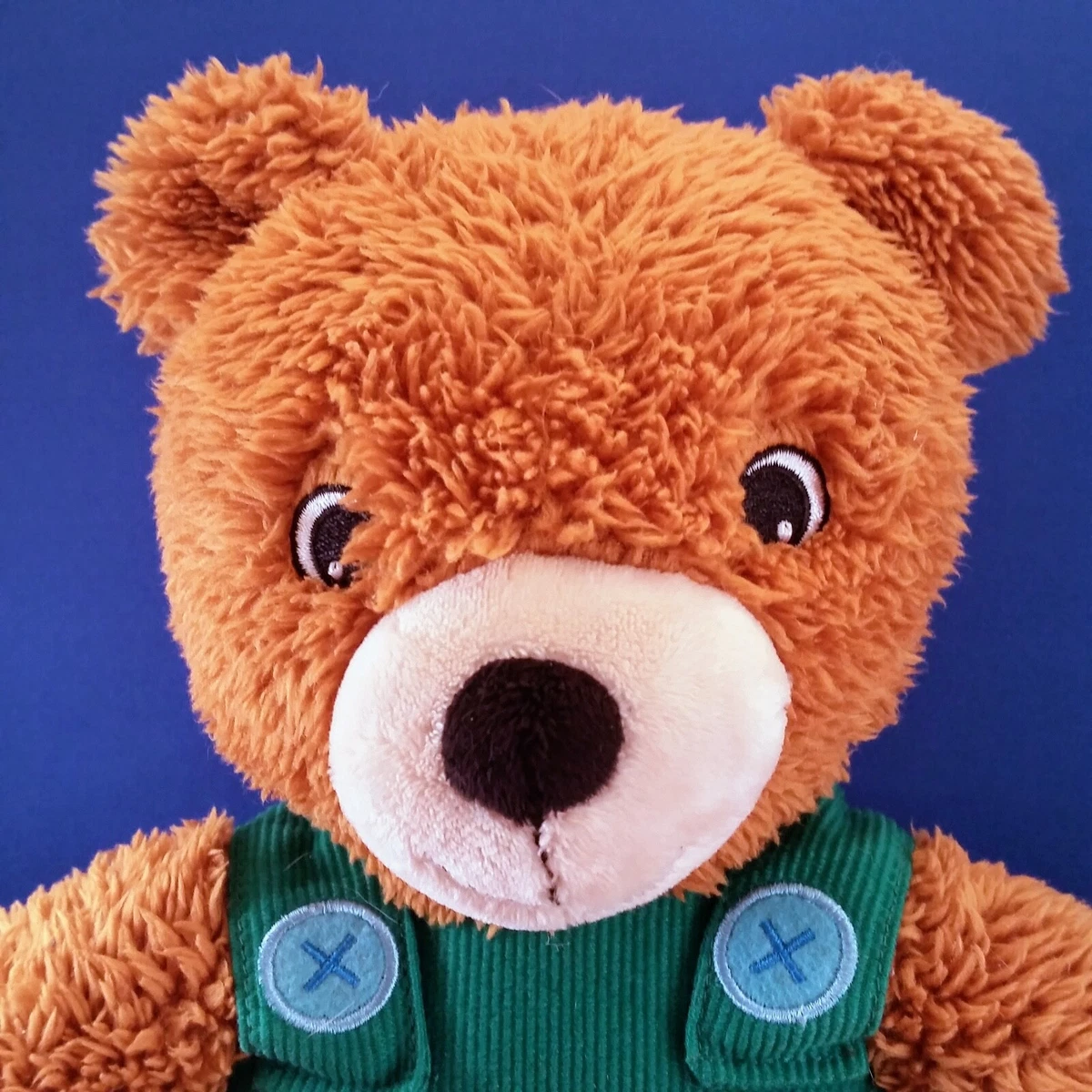 Kohl s Cares Corduroy Teddy Bear Plush Green Overalls 14 Stuffed Animal 2016