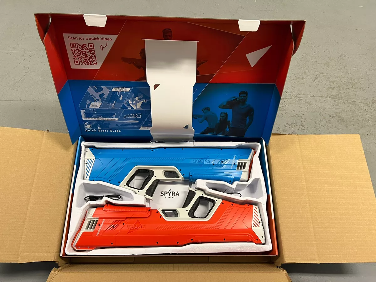 Spyra Two - Dual Pack Red & Blue Electric Water Gun Water Blaster New In  Box