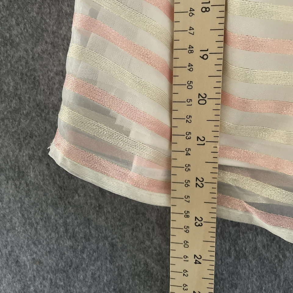 The Childrens Place White Lace Rainbow Stripe Girls Dress Size 4 - Image 4 of 4