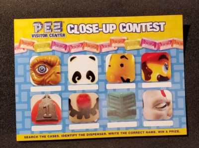 PEZ VISITOR CENTER ORANGE CT FACTORY TOUR CLOSE UP DISPENSER