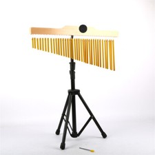36-Bar Chimes Percussion with Adjustable Mounting Stand Single-row Wind Chime UK