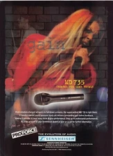 Sennheiser ProForce MD 735 Supercardioid Microphone Print Ad