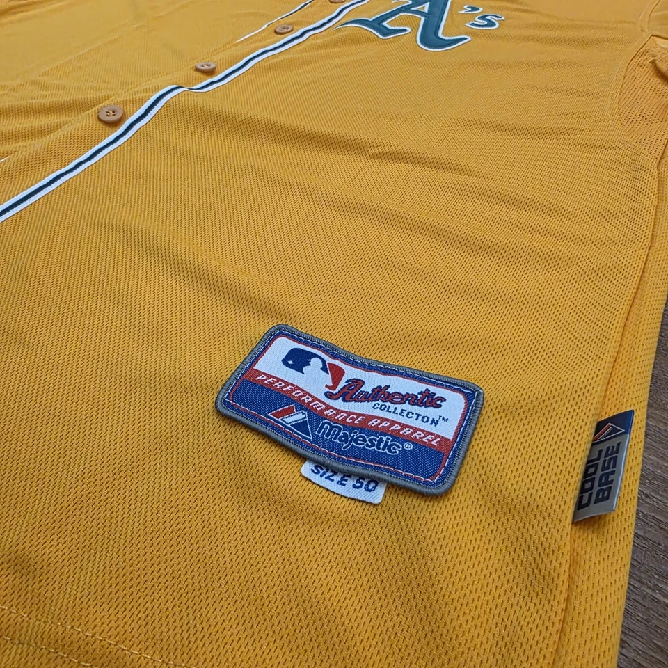 Majestic Oakland A’s Jersey Hombre Talla 50 Nuevo Con Etiquetas  Foto 3 de 4