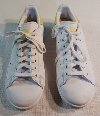 adidas Originals Stan Smith Unisex Sneakers  IN White/powder Yellow Snakeskin 8
