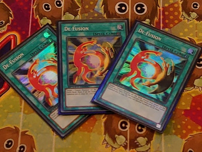 3 x De-Fusion STP4-DE011 Super Rare Mint Speed Duel Tournament 4 Yugioh Playset