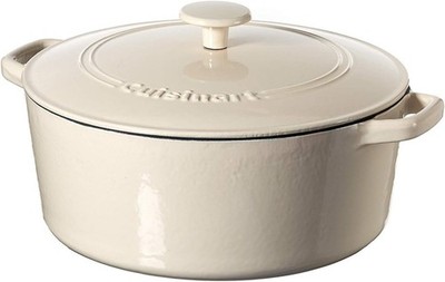 Cuisinart Chef's 7QT Classic Enameled Round Covered Casserole (Open Box)