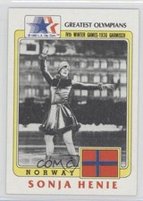 1983 History's Greatest Olympians Sonja Henie #18 0w6