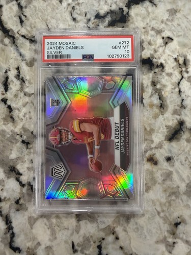 Jayden Daniels [Mosaic] #19 2024 Panini Mosaic Notoriety card