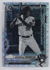 2021 Bowman Chrome Black & White Mini-Diamond Refractor Eduardo Garcia 5aj
