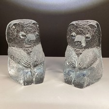 VTG BLENKO SITTING BEAR BOOKENDS By Don Shepp...