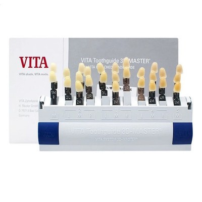 2 set Dental VITA Toothguide 3D Master with Bleached Shade Guide Resin 29 Colors