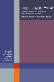 Beginning to Write: Writing Activities for Elementa... | Buch | Zustand sehr gut