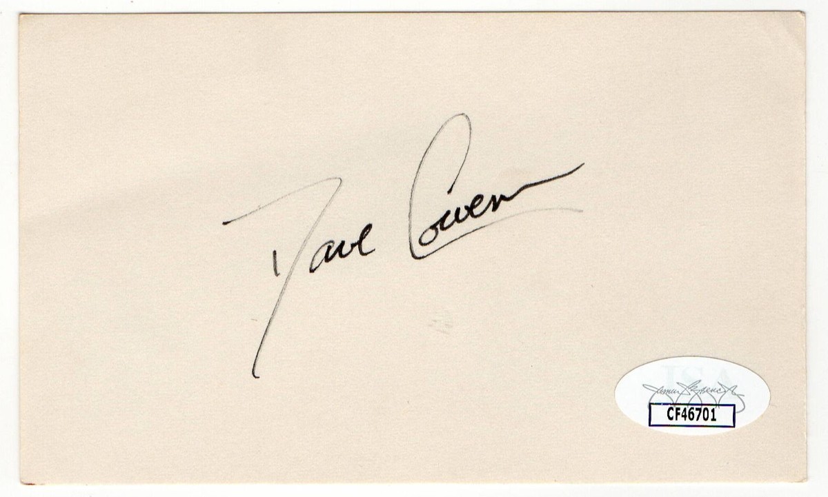 Dave Cowens Autographed Signed Boston Celtics Index Card Celtics Bucks JSA CF46701 