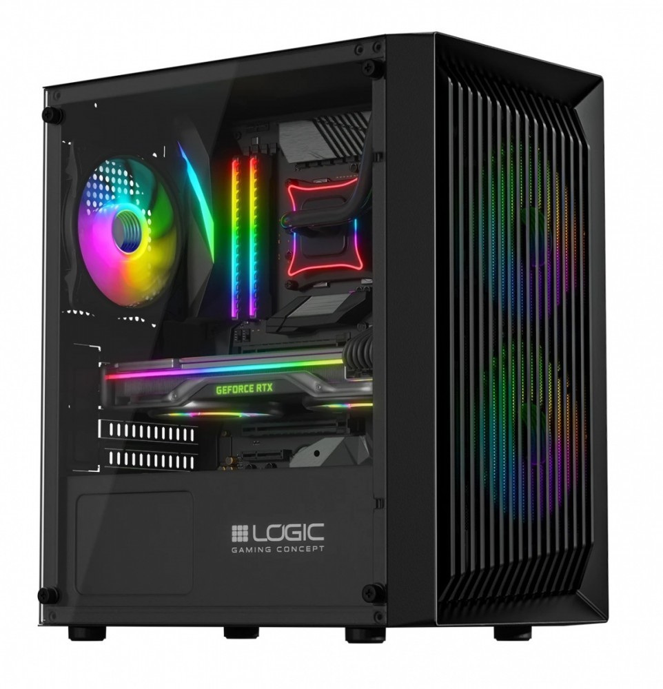 5903560980780 Корпус компьютера без блока питания ATOS ARGB MINI USB 30 Logic Co 14490₽