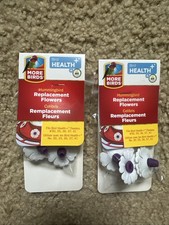 (2) NEW More Birds Replacement Flowers-Hummin...
