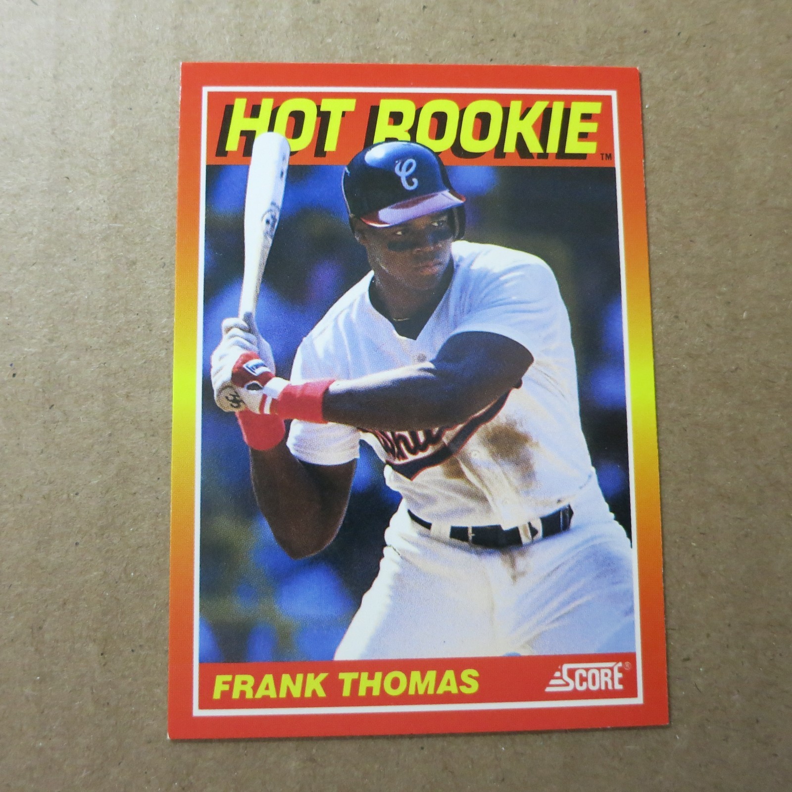 Frank Thomas  1991 Score HOT Rookies 4 of 10 Chicago White Sox "The Big Hurt"