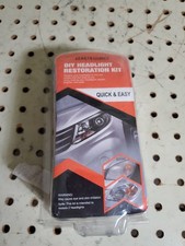 DIY Headlight Lens Restoration Kit - Automotive Lamp Cleaning Restore Heavy Duty