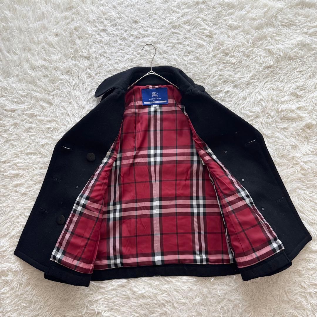 Burberry Blue Label Peacoat Black With Nova Check Pattern Size 36 For Women thumbnail 11