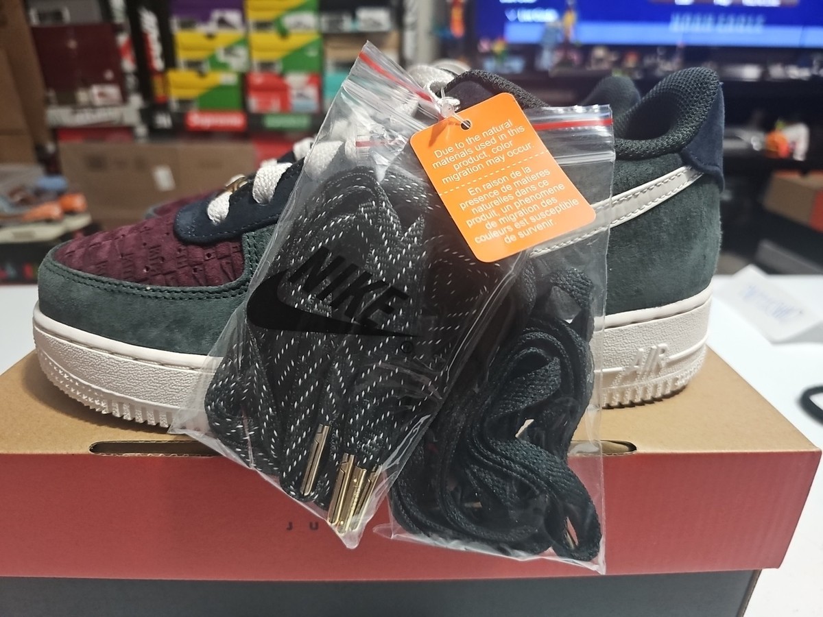 Brand New DS Nike Air Force 1 Size 6.5y GS KITH Night Maroon AF1 