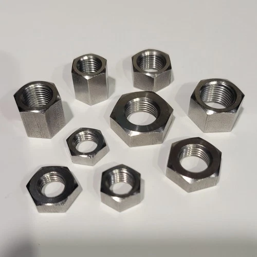 CEI Cycle BSCY 26 TPI small reduced hex & thin 'half' lock nuts 5/16" - 1/2"