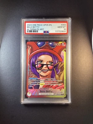 PSA10 2023 ワンピースカード ベロ・ベティ#002 オルタネートアート PSA10 2023 ワンピースカード ベロ・ベティ#002 オルタネートアート