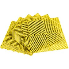 RAMROXX Performance Bodenfliese Garagenboden Floor Gelb 40x40cm 6 Stück 0,96qm