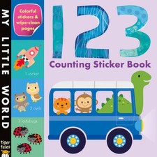 123 Counting Sticker Book My Little World - Paperback - ACCEPTABLE