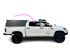 Fits: 2007-2021 Toyota Tundra 4D EXT Cab Rear Right Side Door Window Glass