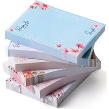 - Small Floral Sticky Notes, 1.5”x2”, 6 Pads, 360 Sheets Mini Sticky Notes,
