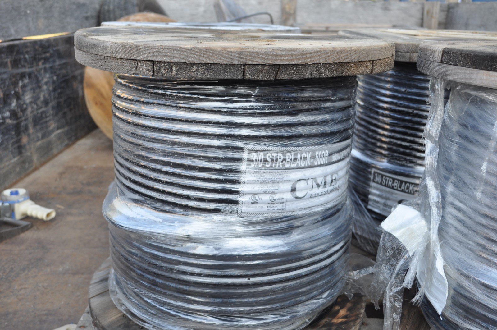 CME WIRE 3/0 AWG THHN-2 500FOOT ROLL BLACK