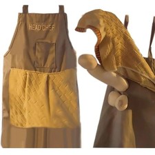 Funny Men Apron Novelty Men's Chef Kitchen Prank with Surprise Pocket One Size