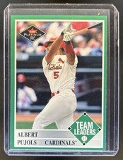 2001 Fleer Platinum Albert Pujols RC Rookie #435 Cardinals