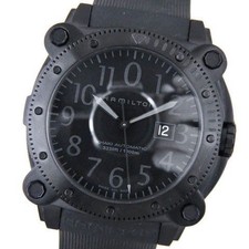 Hamilton Men's Khaki Navy Belowzero H78585333 Automatic 1000m Black Watch