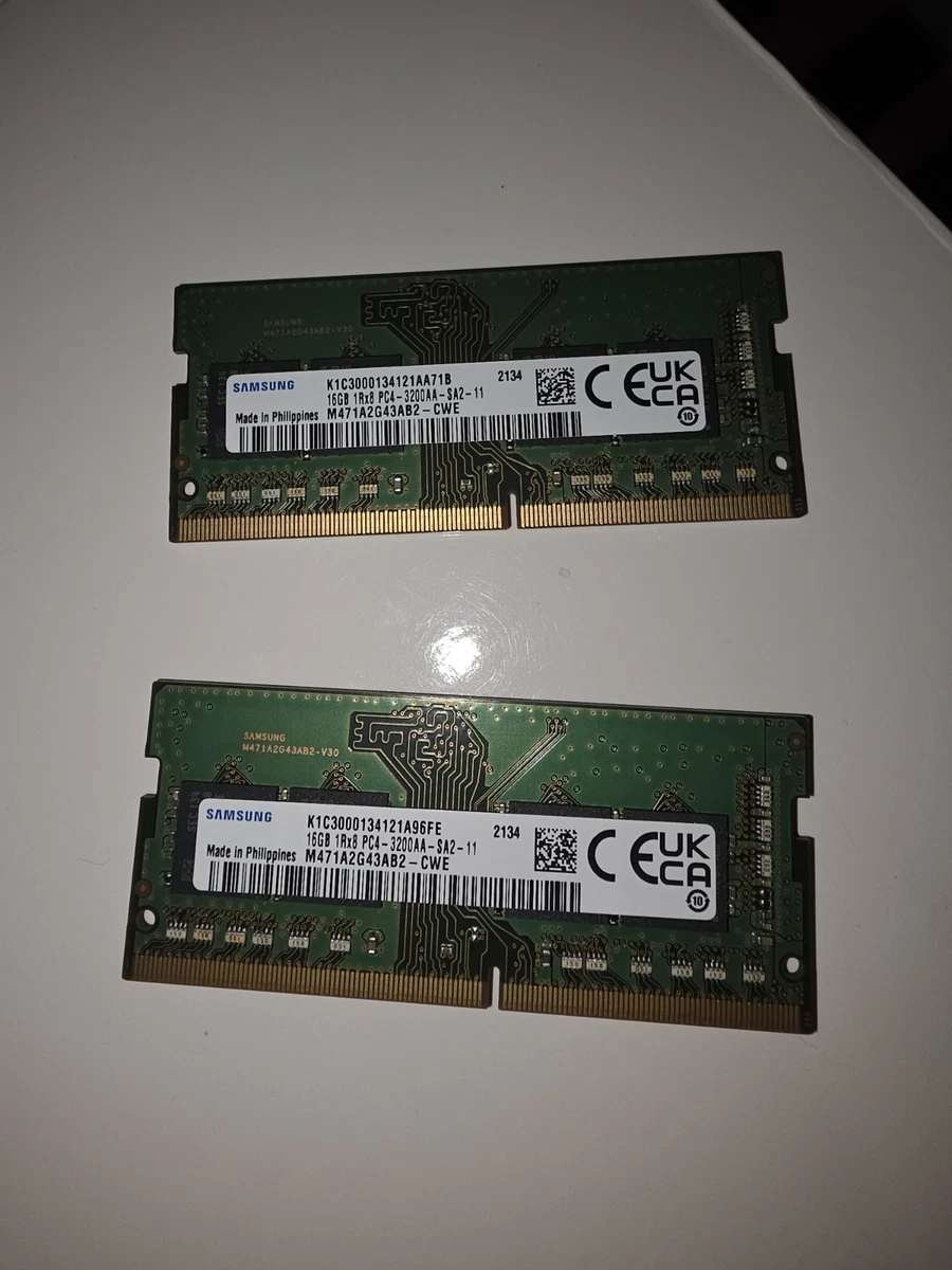 Samsung DDR4 SDRAM 16 GB Capacity per Module Memory (RAM) for sale