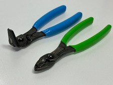 Cornwell 2pc Wire Stripper Crimper Pliers Set Lot, CTG60NG & CTG85 100° Angled