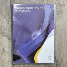 Adobe After Effects CS3 Professional Software For Mac Macintosh with Serial Key