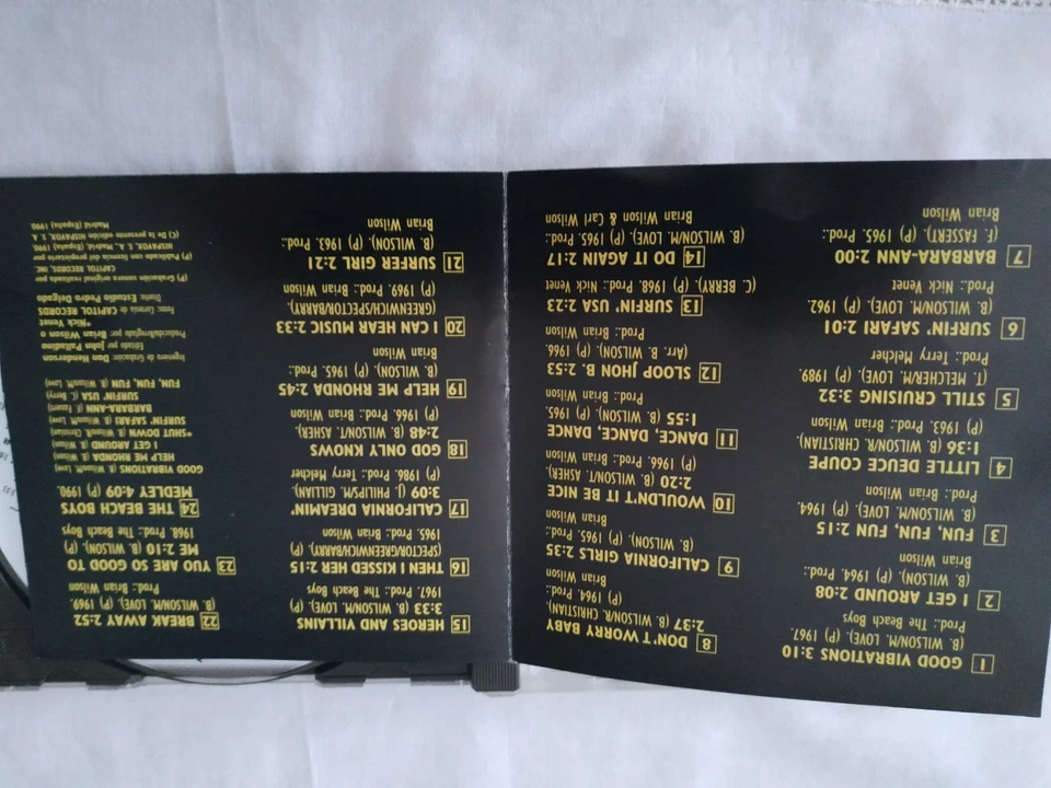 THE BEACH BOYS **Collection (24 Canciones)** ORIGINAL & SCARCE 1990 Spain CD - Imagen 4 de 4