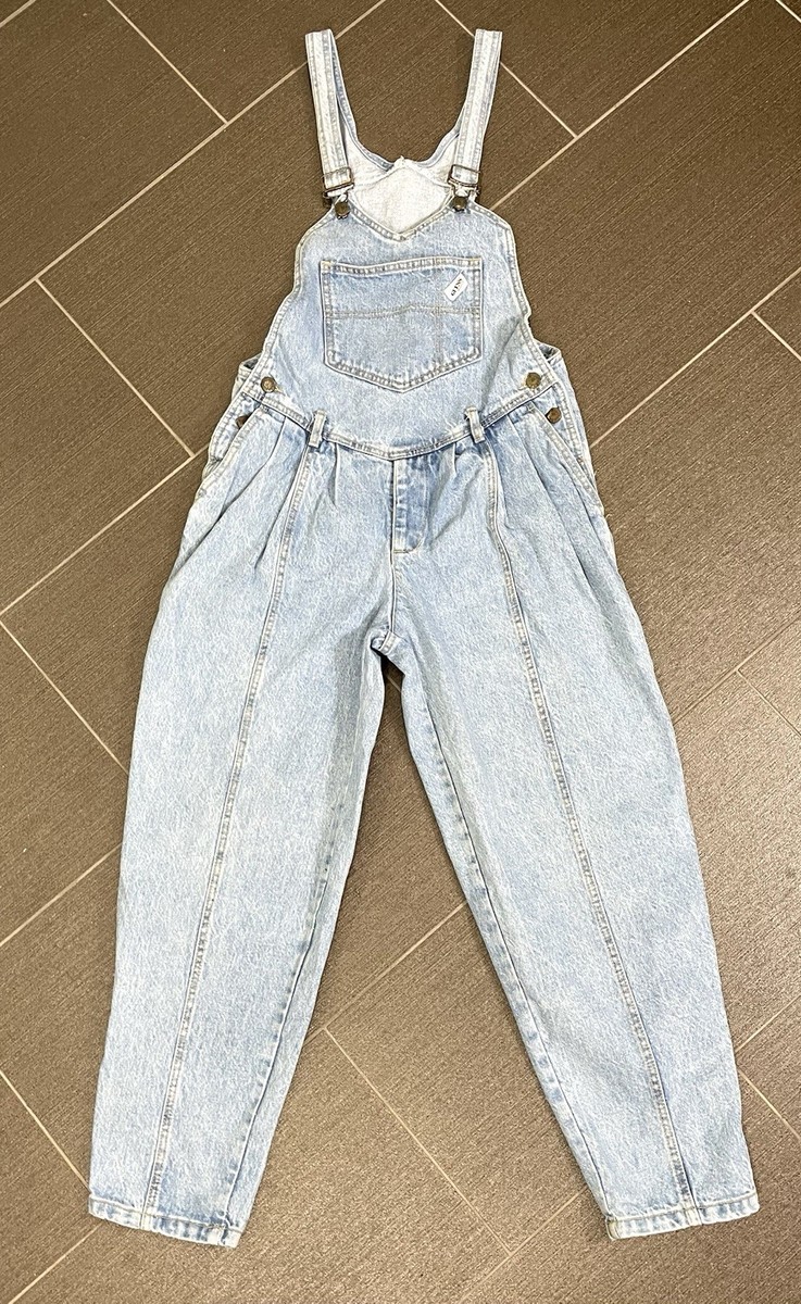Vintage 80s Guess Denim Womens Pleated Overalls - Small | eBay
