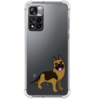 Silikonhülle Antischock Für Xiaomi Redmi Note 11 Pro+ Plus 5G Design Hunde 0