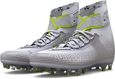 Under Armour Men's UA Highlight MC Football Cleats White/Metallic Silver/Metalli thumbnail 2