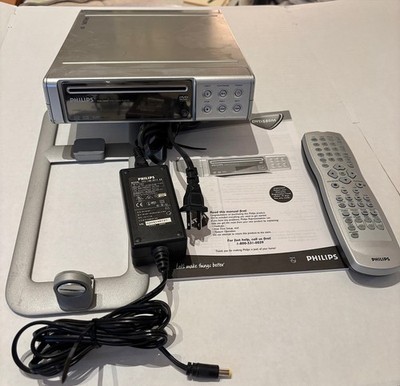Philips DVD580M Lifestyle DVD 580M Player Silver Vertical Horizontal
