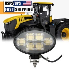Oval LED Headlight Lamps 12V-24V IP68 LED Work Light for Various JCB Tractor