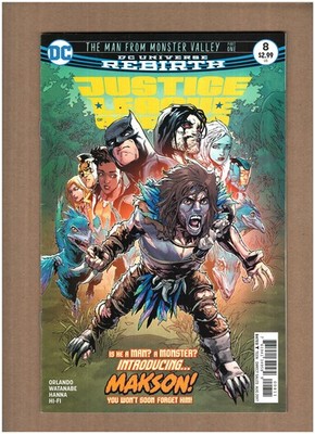 Justice League of America #8 DC Rebirth 2017 COVER A LOBO BATMAN VF- 7.5