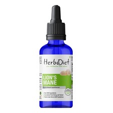 Lion's Mane Extract Liquid 50 ml Organic Tincture Supplement Focus Clarity